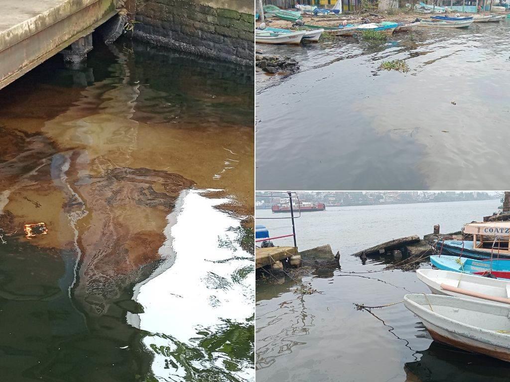 Recala crudo por segunda vez en el año en el río Coatzacoalcos; ahora en Villa Allende