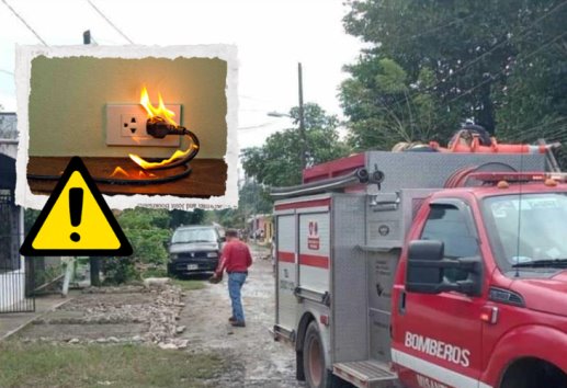 Bomberos llaman a tomar prevención de cortocircuitos e incendios en Misantla 