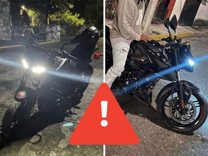 ¡Desapareció! Roban motocicleta en Fortín
