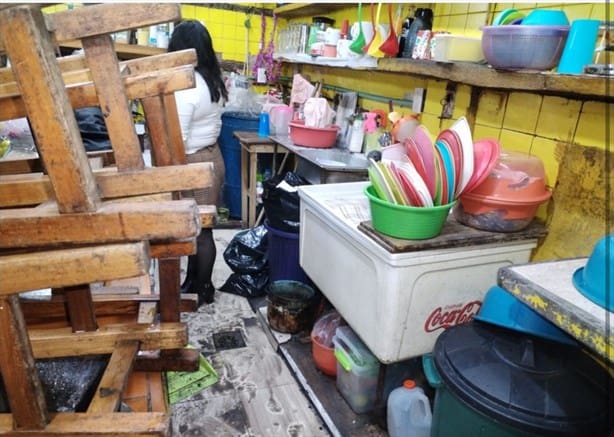 Casi se incendia local dentro del Mercado Revolución de Córdoba, esto pasó