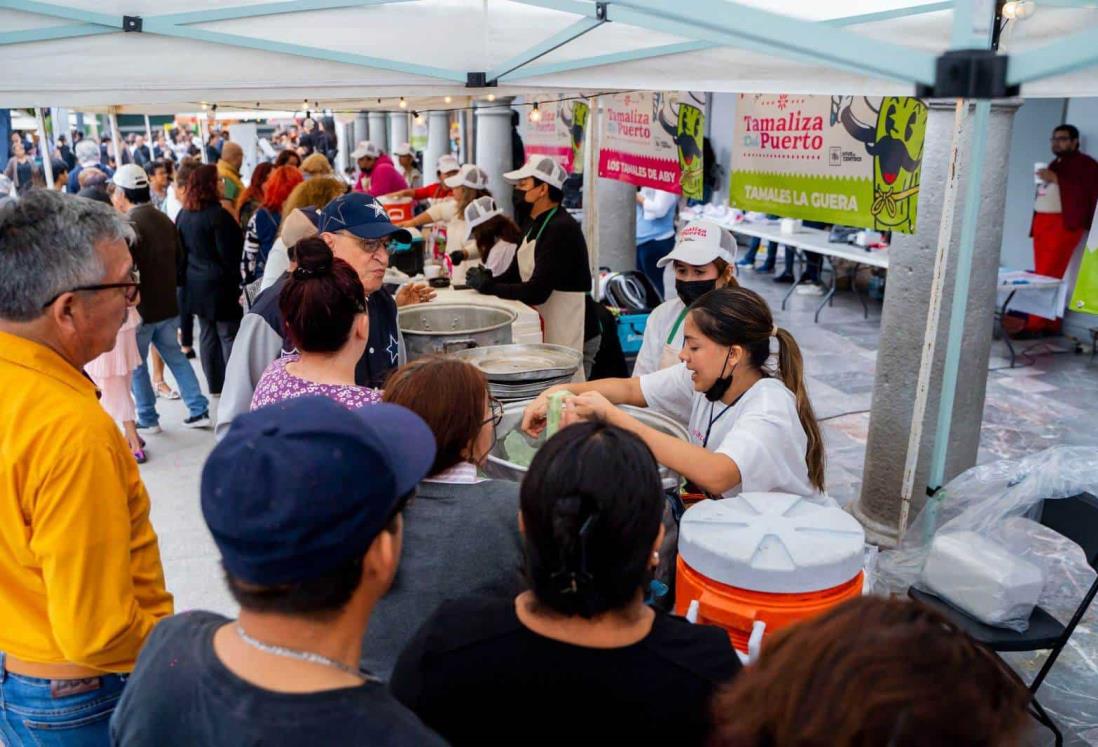 Un rotundo éxito el Festival del Tamal 2025 en el Zócalo de Veracruz