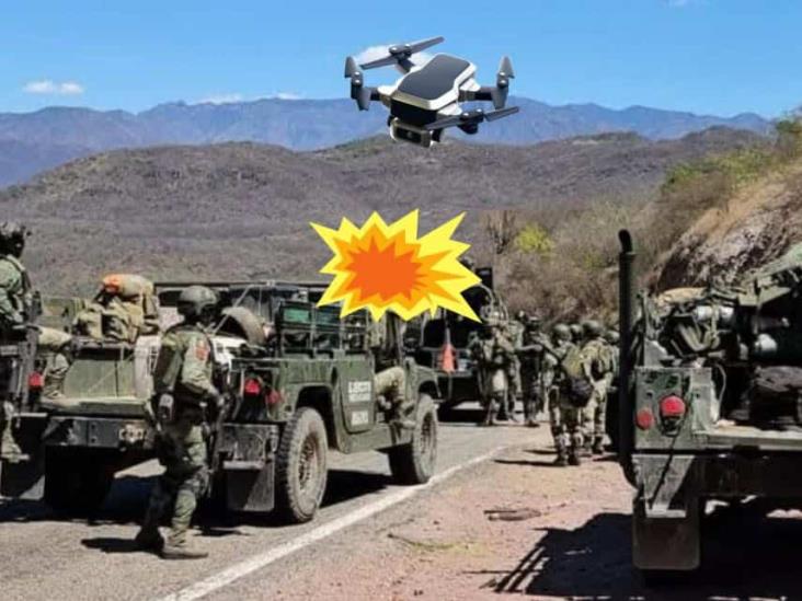 Así grupos criminales usan drones para atacar convoy militar (+VIDEO)