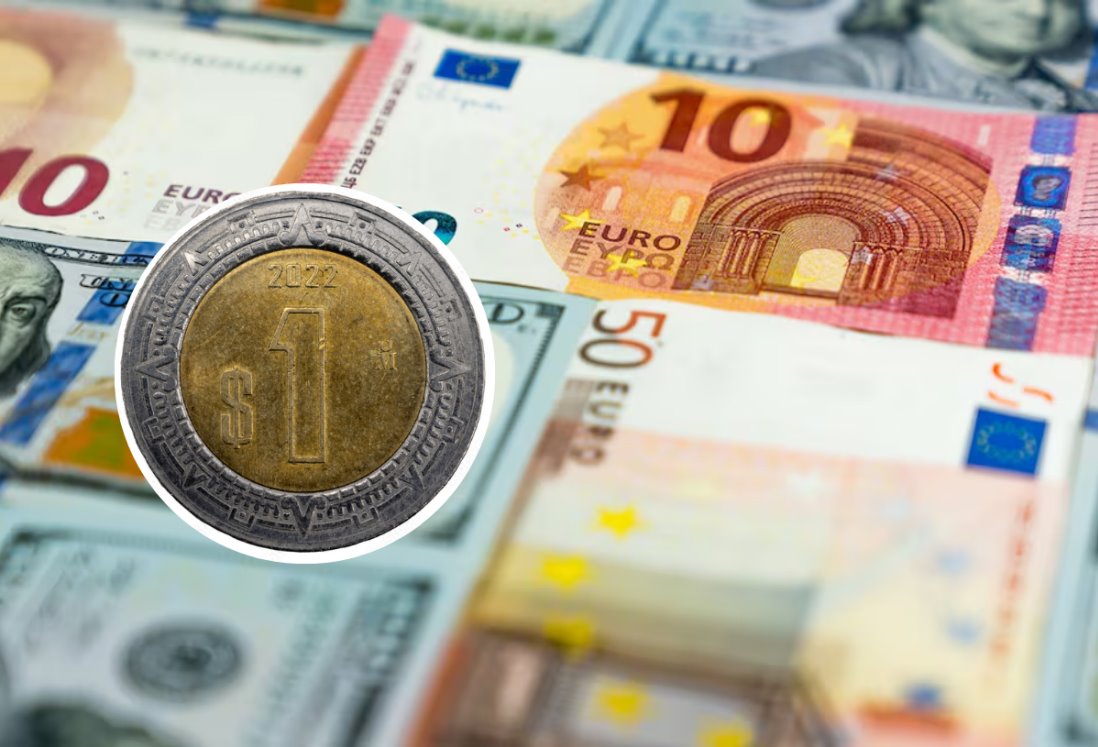 EURO frente al peso mexicano HOY 03 de febrero 2025