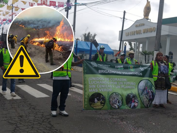 Brigadistas se preparan ante incendios forestales en Ixhuatlancillo