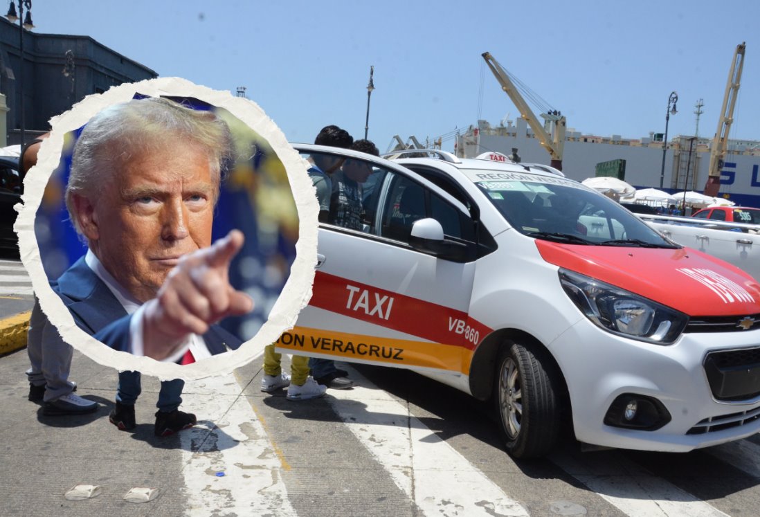 Veracruzanos, temerosos por incertidumbre de los aranceles; esto dicen los taxistas