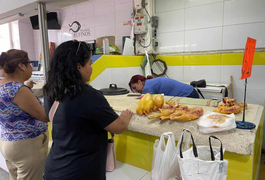 Esto es lo que cuesta el pollo en los mercados de Veracruz