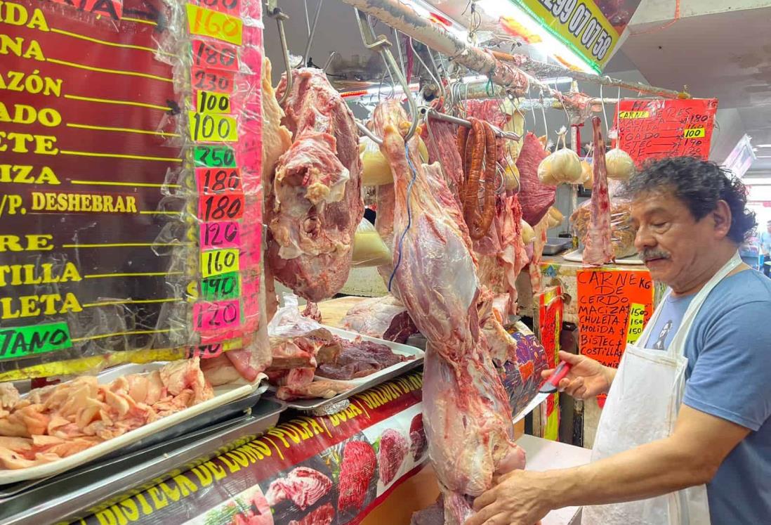 Aumenta de precio la carne de res y cerdo; esto cuesta en mercados de Veracruz