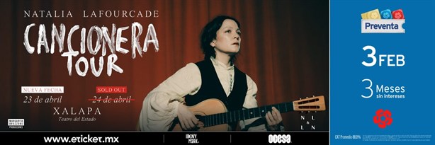 ¡Atención! Suman nueva fecha para concierto de Natalia Lafourcade en Xalapa