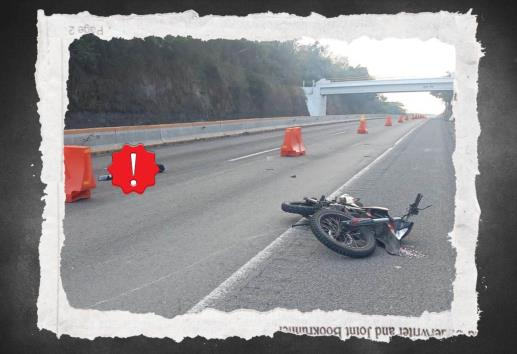 Tragedia en la autopista La Tinaja-Córdoba; motociclista muere arrollado