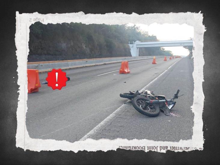 Tragedia en la autopista La Tinaja-Córdoba; motociclista muere arrollado