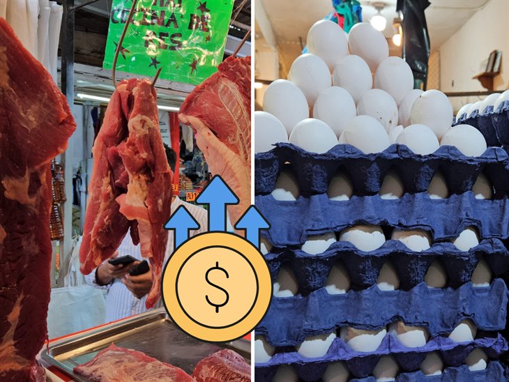 Sigue aumentando el precio de la carne y el huevo en Poza Rica