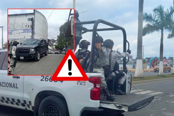 Se registra balacera en el centro de Tuxpan; trasciende un fallecido 
