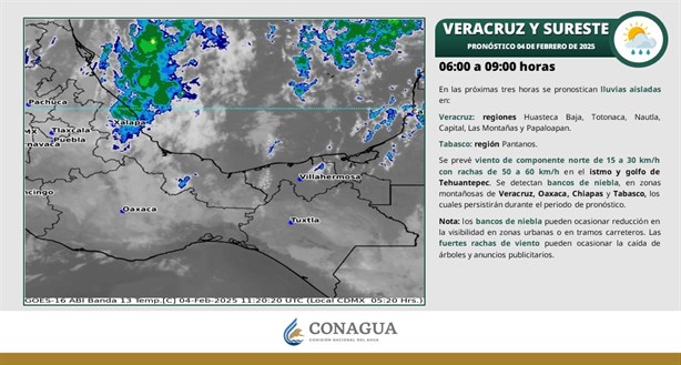 Clima en Xalapa: ¿cómo estará hoy martes 4 de febrero?