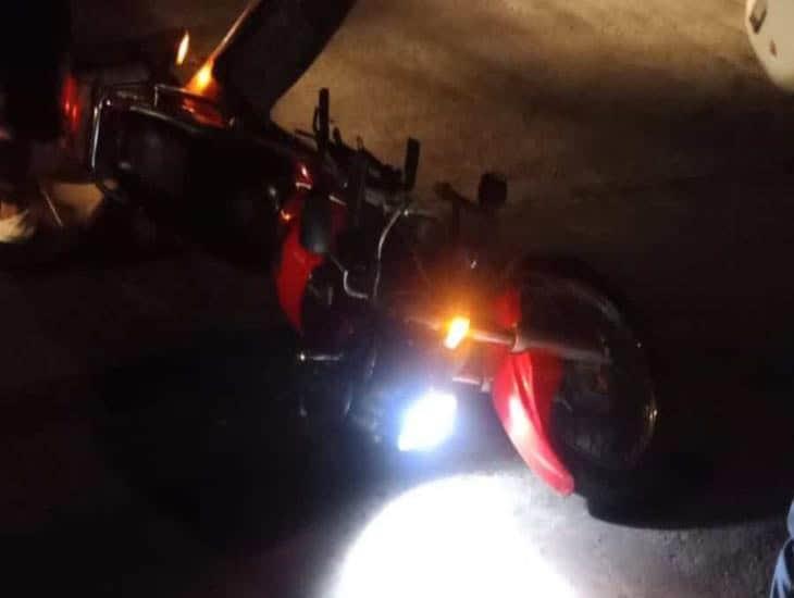 Noche de accidentes en motocicletas se registró el lunes en Veracruz