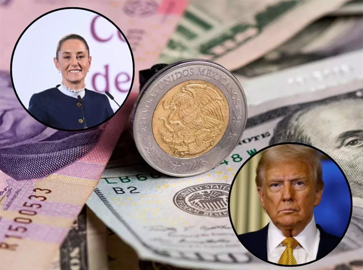 Peso mexicano se recupera frente al dólar, tras pausa de aranceles de EU a México