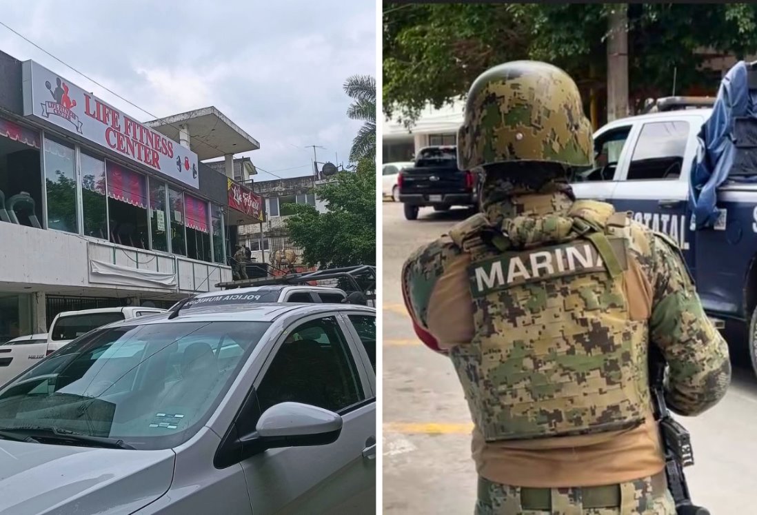 Ejecutan a hombre dentro de un gimnasio en pleno centro de Tuxpan