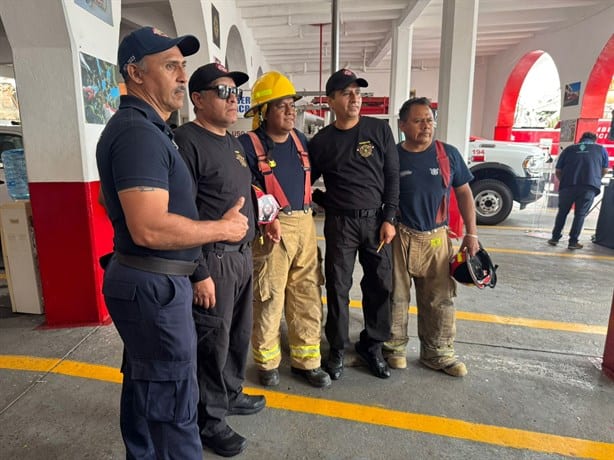 Bomberos de diferentes municipios de Veracruz reciben capacitación