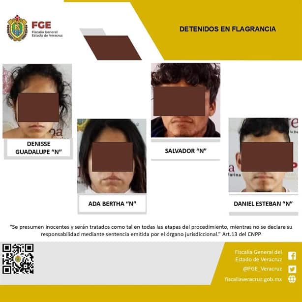 Tras cateo en Teocelo, 4 detenidos y decomiso de droga y armas: FGE-Veracruz