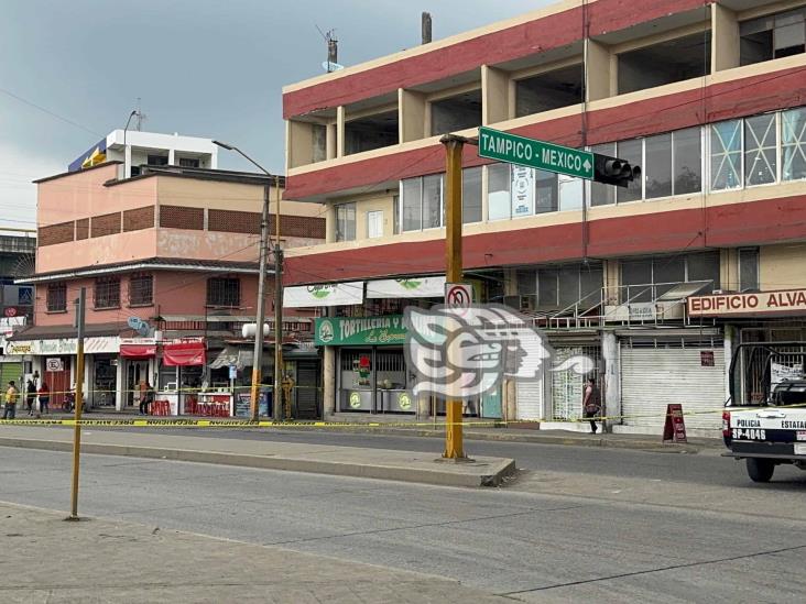 Un muerto por ataque armado en centro de Poza Rica