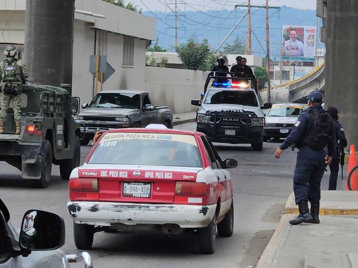 Un muerto por ataque armado en centro de Poza Rica