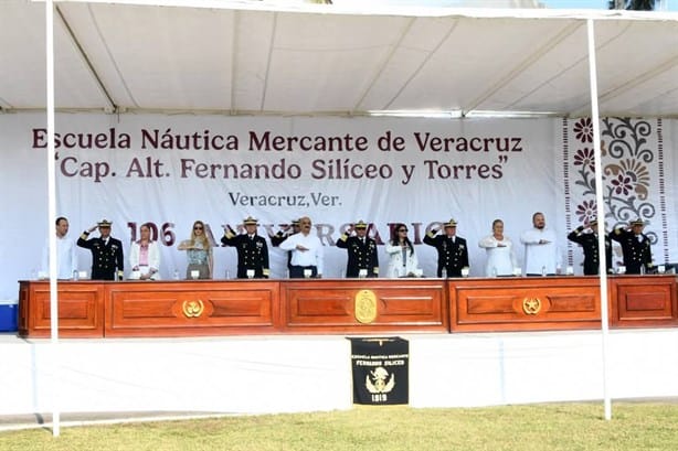 Escuela Náutica Mercante de Veracruz celebra 106 años de su creación