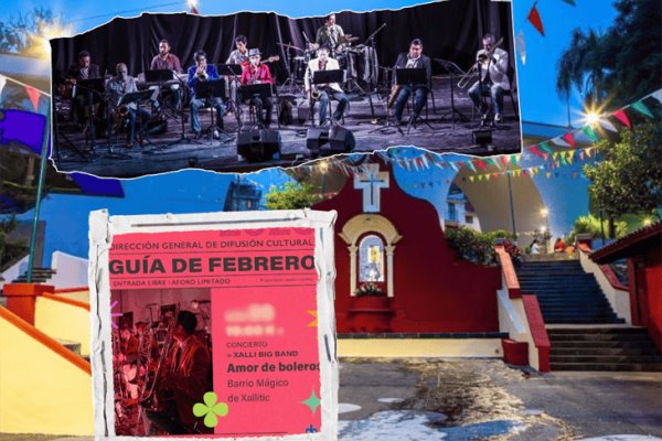 El Barrio Mágico de Xalitic se inundará de boleros con la Xalli Big Band