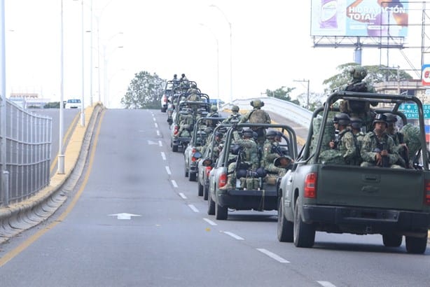 Tras ola de violencia llegan 300 elementos del Ejército a Tabasco