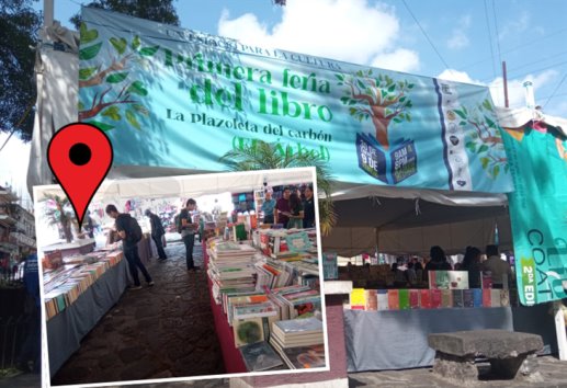 ¡Date prisa! realizan Feria del Libro en la Plazuela del Carbón en Xalapa