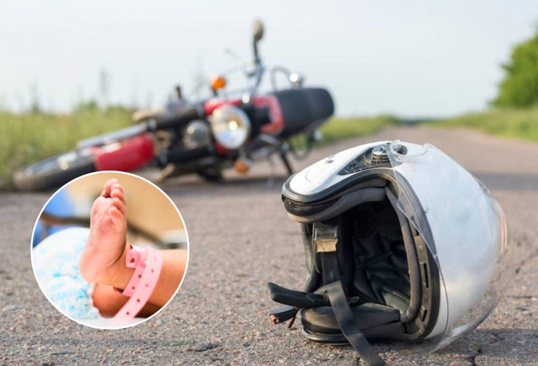 Bebé de 4 meses pierde la vida en accidente de motocicleta en Tlalixcoyan