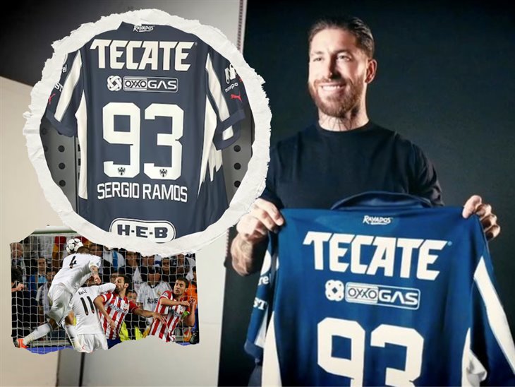 Sergio Ramos y la curiosa razón por la que usará el dorsal 93 en Monterrey