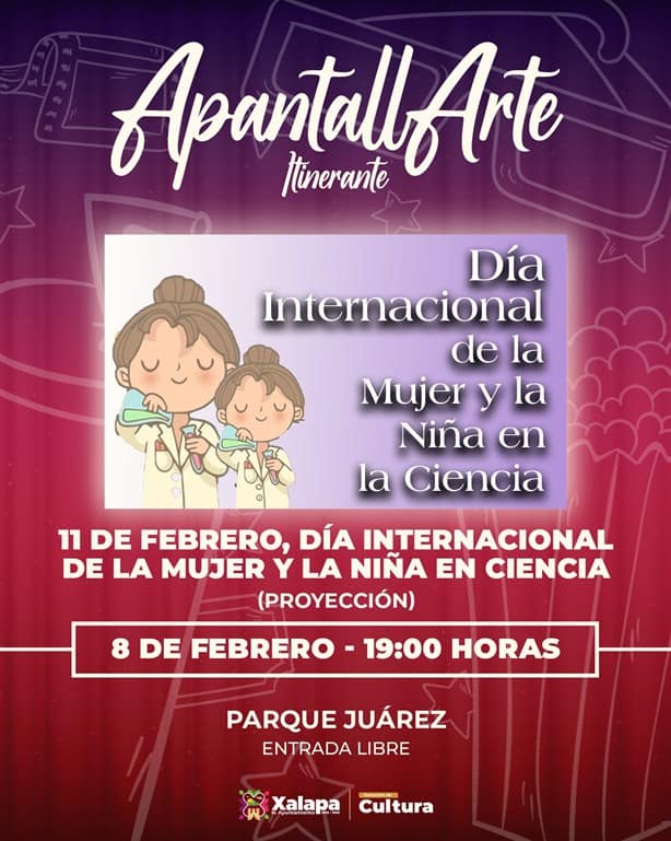 Realizarán actividades gratuitas en Xalapa por el Día de la Mujer y la Niña en la Ciencia ¡checa! 