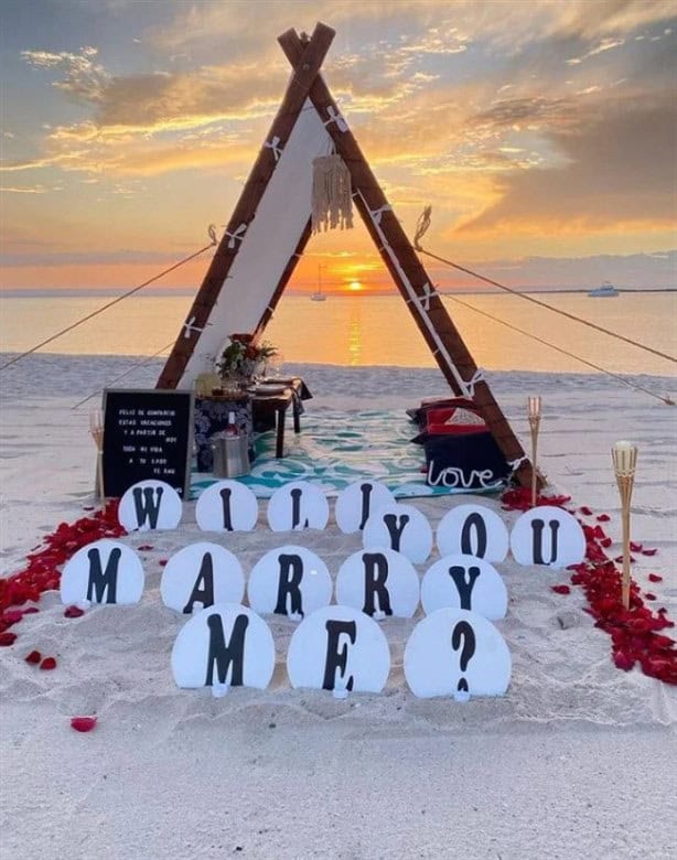 ¿En Veracruz se puede poner un tipi en la playa para pedir matrimonio? Esto debes saber