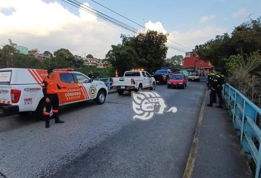 Evitan intento de suicidio en el puente del río San Antonio, en Córdoba