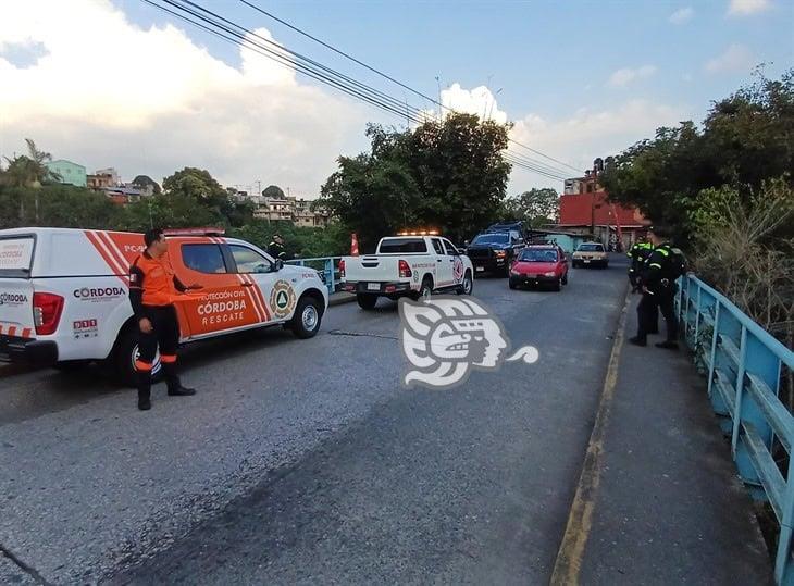 Evitan intento de suicidio en el puente del río San Antonio, en Córdoba