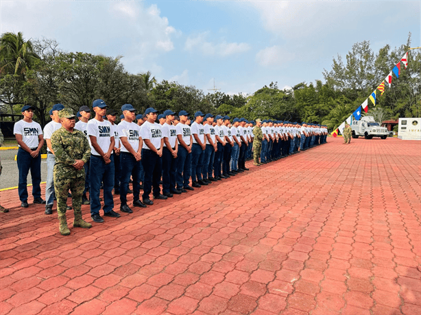 Jóvenes de la clase 2006 inician servicio militar en la Primera Región Naval de Veracruz