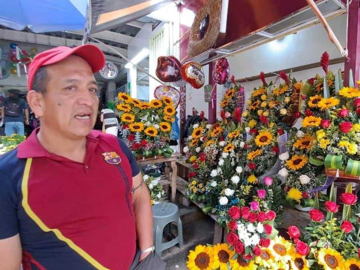 Repuntan ventas de flores por el 14 de febrero en Veracruz