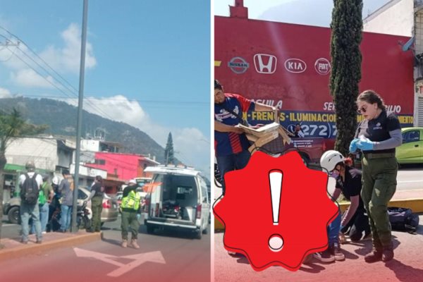 Dos accidentes automovilísticos en Río Blanco dejan a 3 lesionados