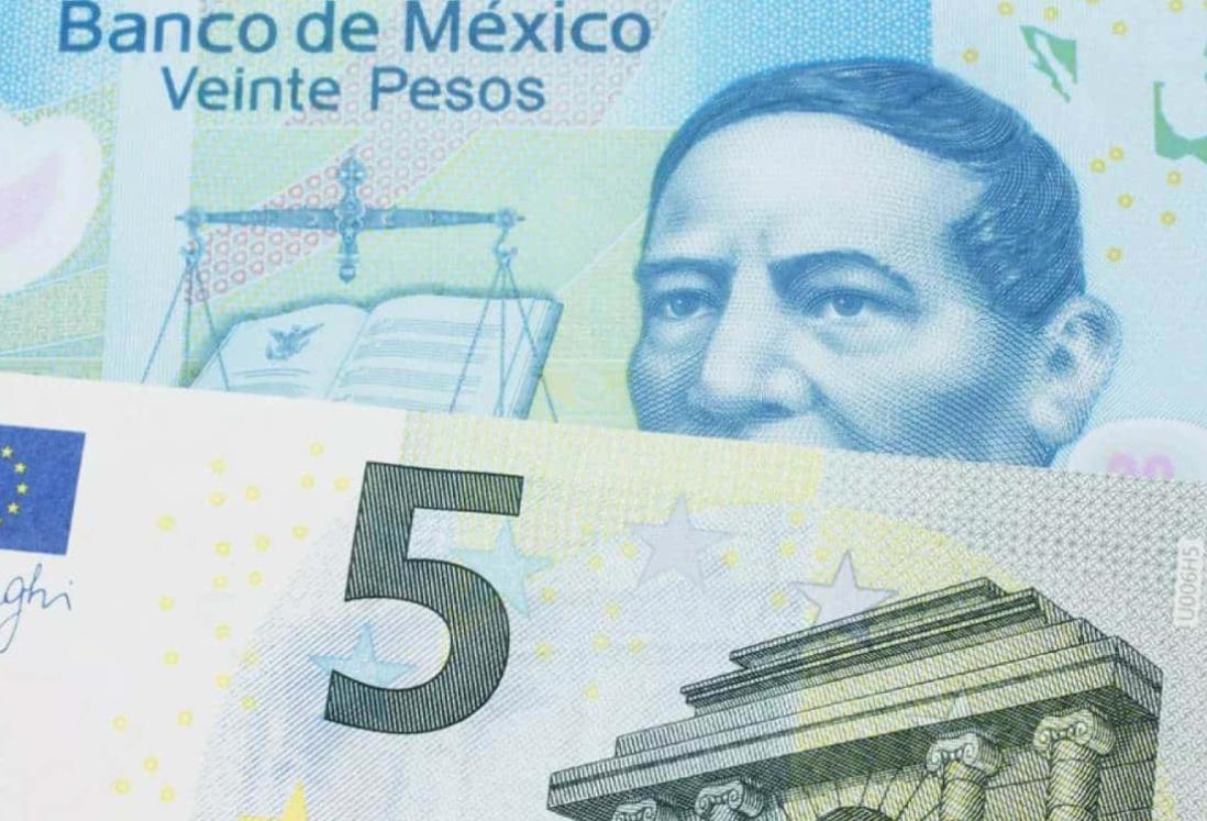 EURO frente a la moneda mexicana en los bancos HOY 09 de febrero