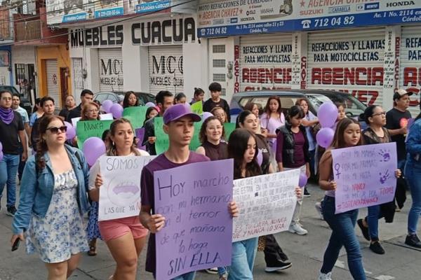 Con marcha, piden no liberar a agresor de Nancy, víctima de intento de feminicidio en Córdoba