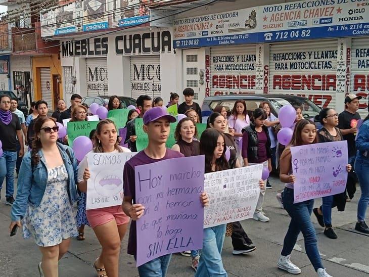 Con marcha, piden no liberar a agresor de Nancy, víctima de intento de feminicidio en Córdoba