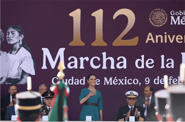 Presidenta encabeza ceremonia del 112 aniversario de la Marcha de la Lealtad