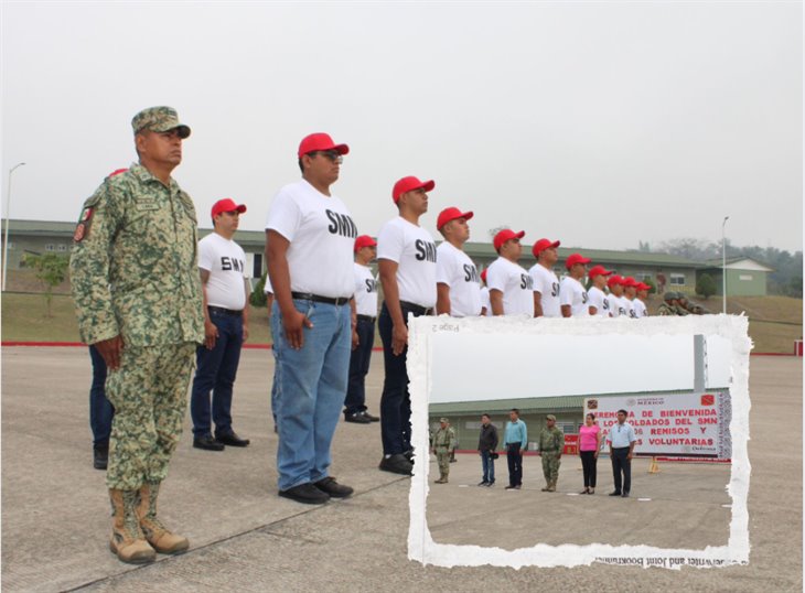 Inician Servicio Militar Nacional en el norte de Veracruz 