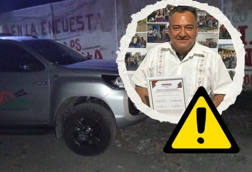 Levantan a Vicente Domínguez, aspirante a la alcaldía de Cotaxtla por Morena