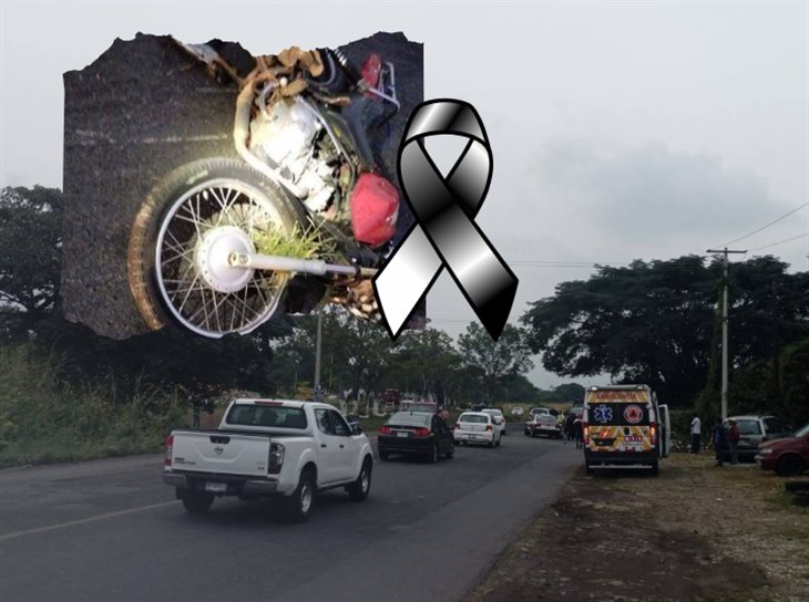 Joven pierde la vida tras accidente de moto en la carretera Córdoba-Veracruz