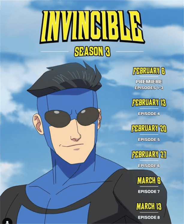 Invincible: ¿cuántos capítulos tendrá la temporada 3 en Prime Video?