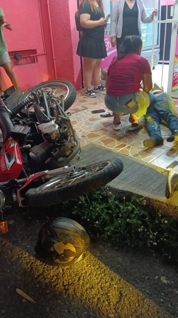 Accidente en Córdoba deja un motociclista lesionado