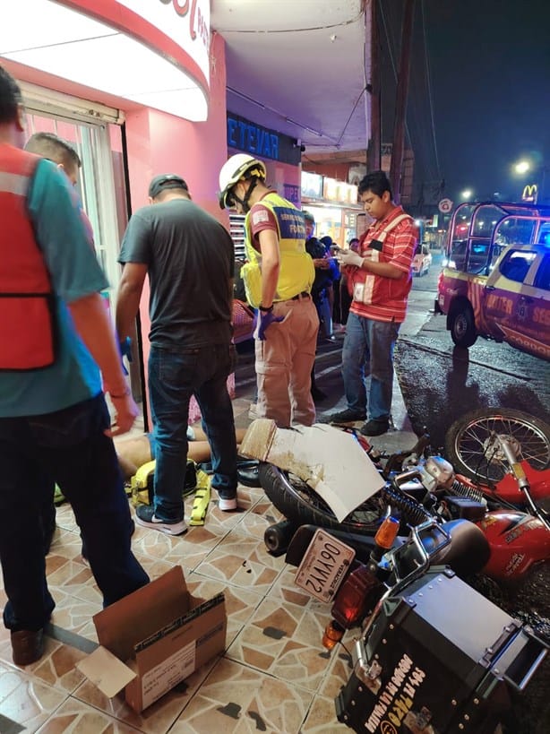 Accidente en Córdoba deja un motociclista lesionado