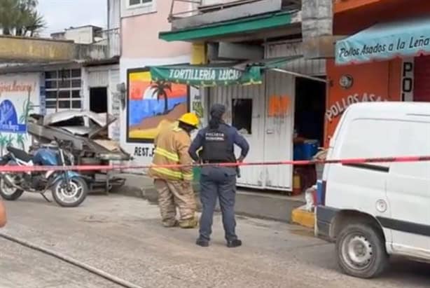 Flamazo en tortillería de Coatepec causa pánico y moviliza cuerpos de emergencia