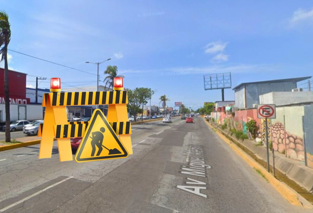 Inicia rehabilitación integral de avenida Miguel Alemán en Veracruz