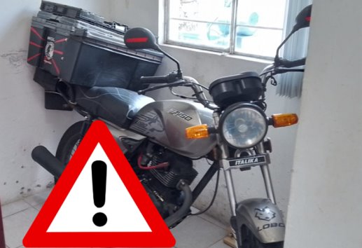 ¡Desapareció! roban motocicleta en Orizaba